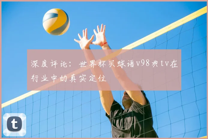 深度评论:世界杯买球语v98典tv在行业中的真实定位